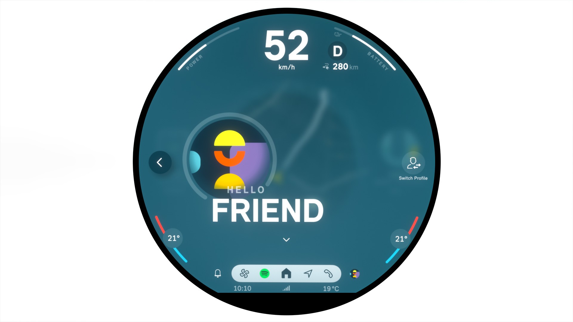 السيارة MINI Aceman الكهربائية بالكامل - تجربة القيادة - المعرض - الوضع الأساسي